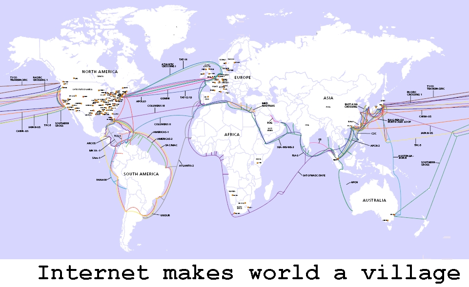 Network makes world a village